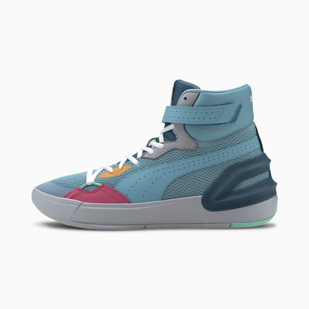 Puma Sky Modern Easter Férfi Kosárlabda Cipő - Kék ( Hungary - IQBUF4837 )